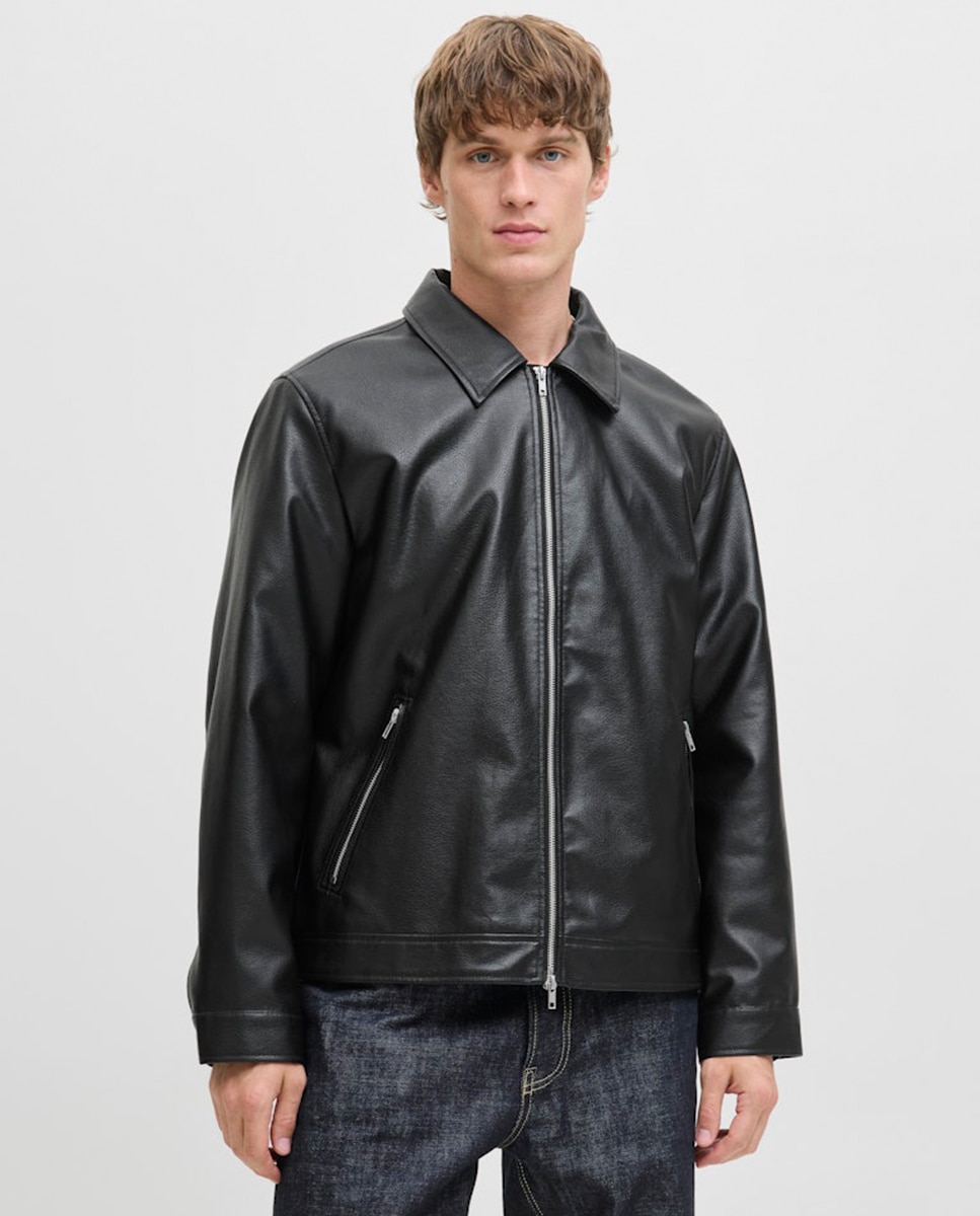 Blusão em Polipele Preto-1