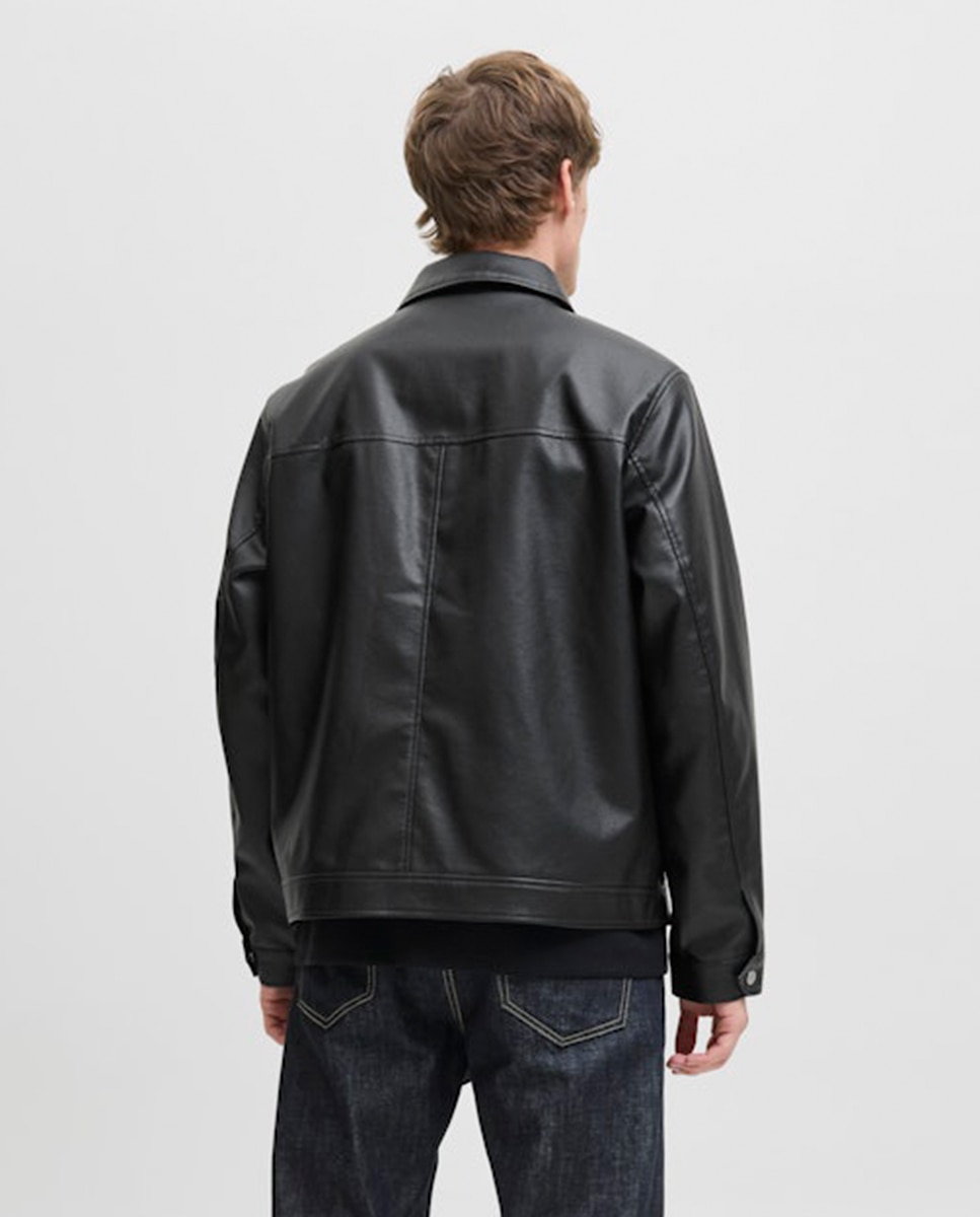 Blusão em Polipele Preto-2