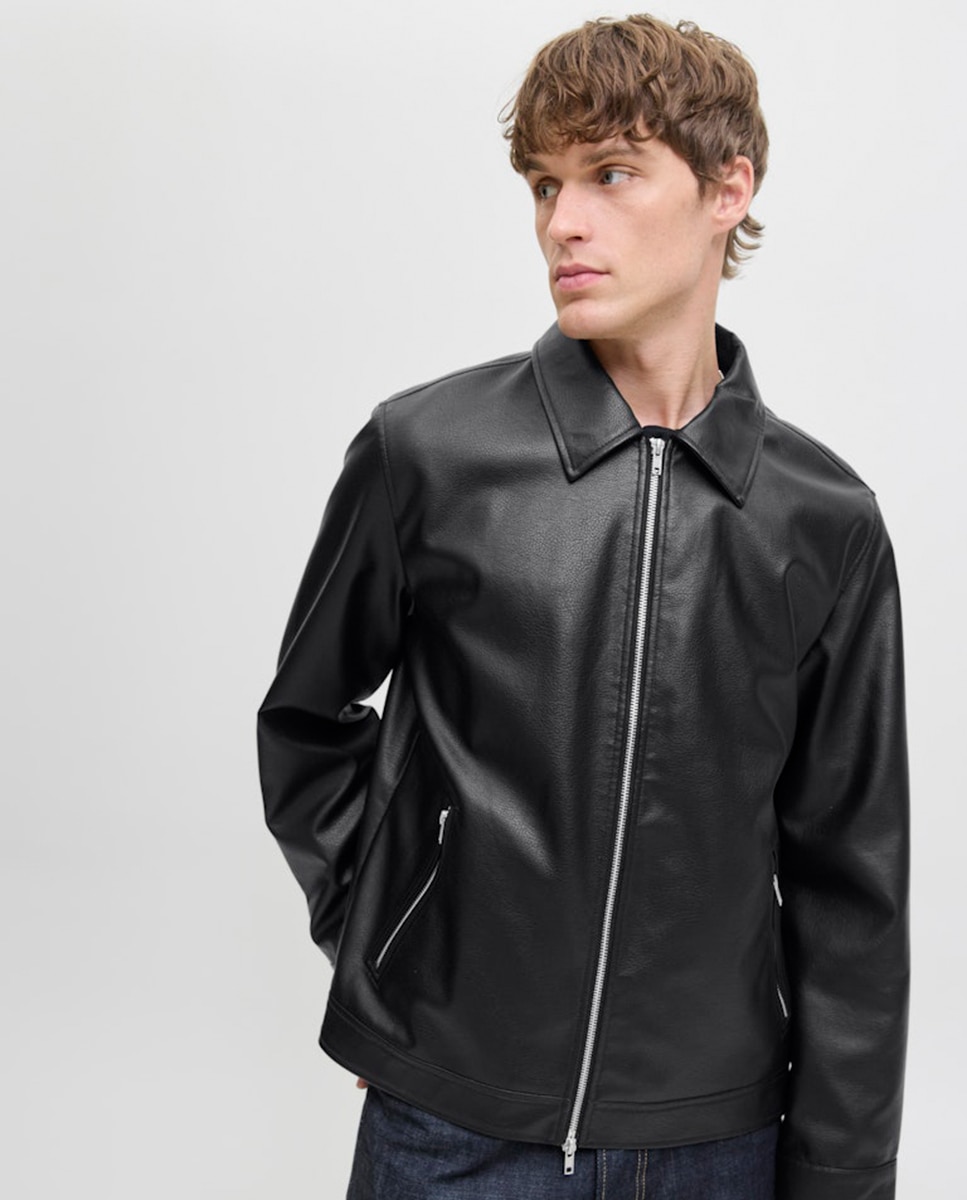 Blusão em Polipele Preto-3