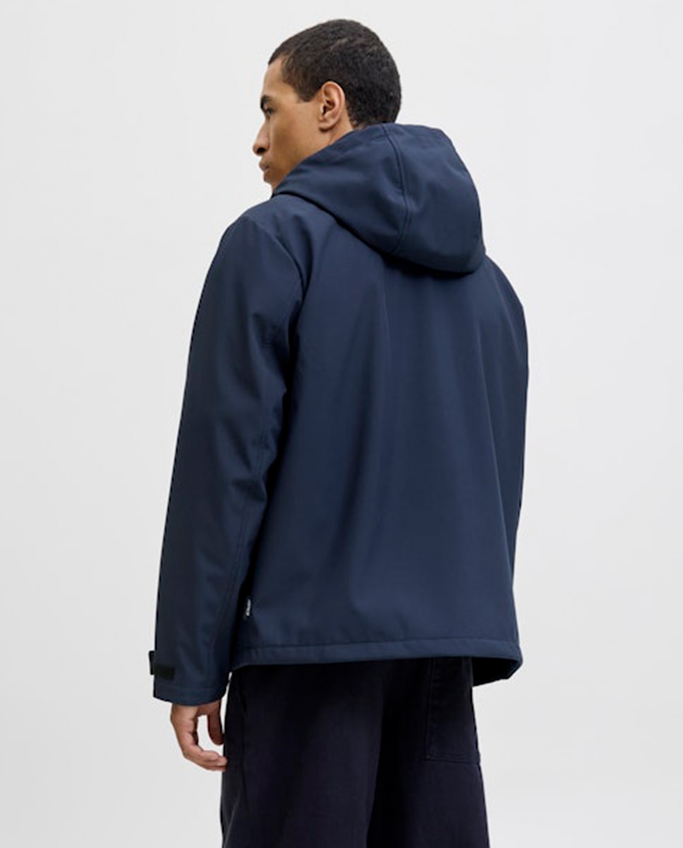 Imagen 2 de Chaqueta ligera softshell de hombre con capucha - Jack & Jones - Azul marino Azul marino