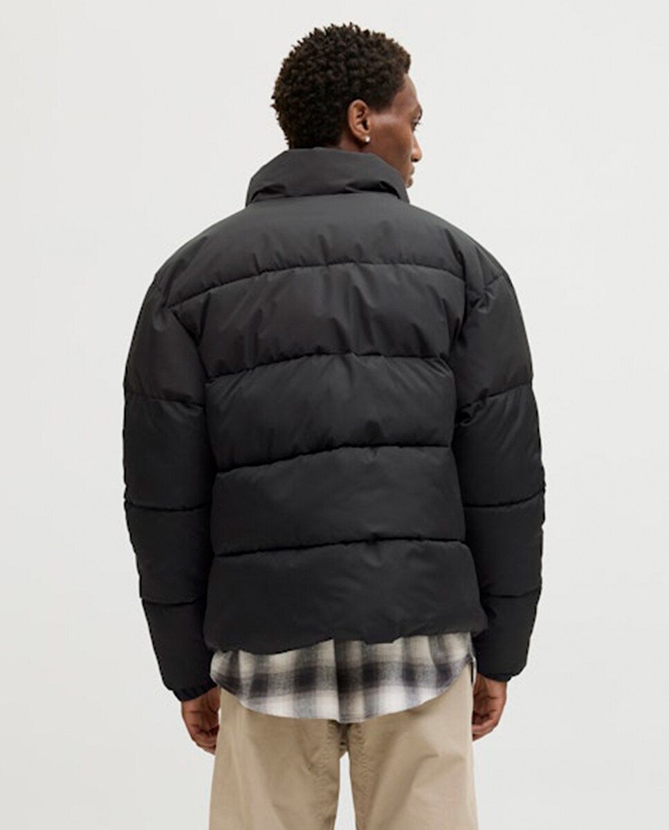 Chaqueta acolchada de hombre cuello alto - Jack & Jones - Negro Negro-2