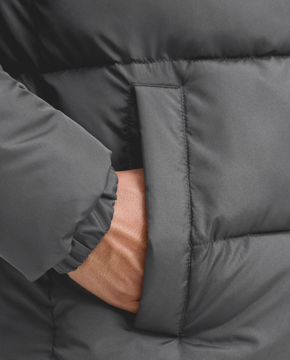 Chaqueta acolchada de hombre cuello alto - Jack & Jones - Gris Gris-5
