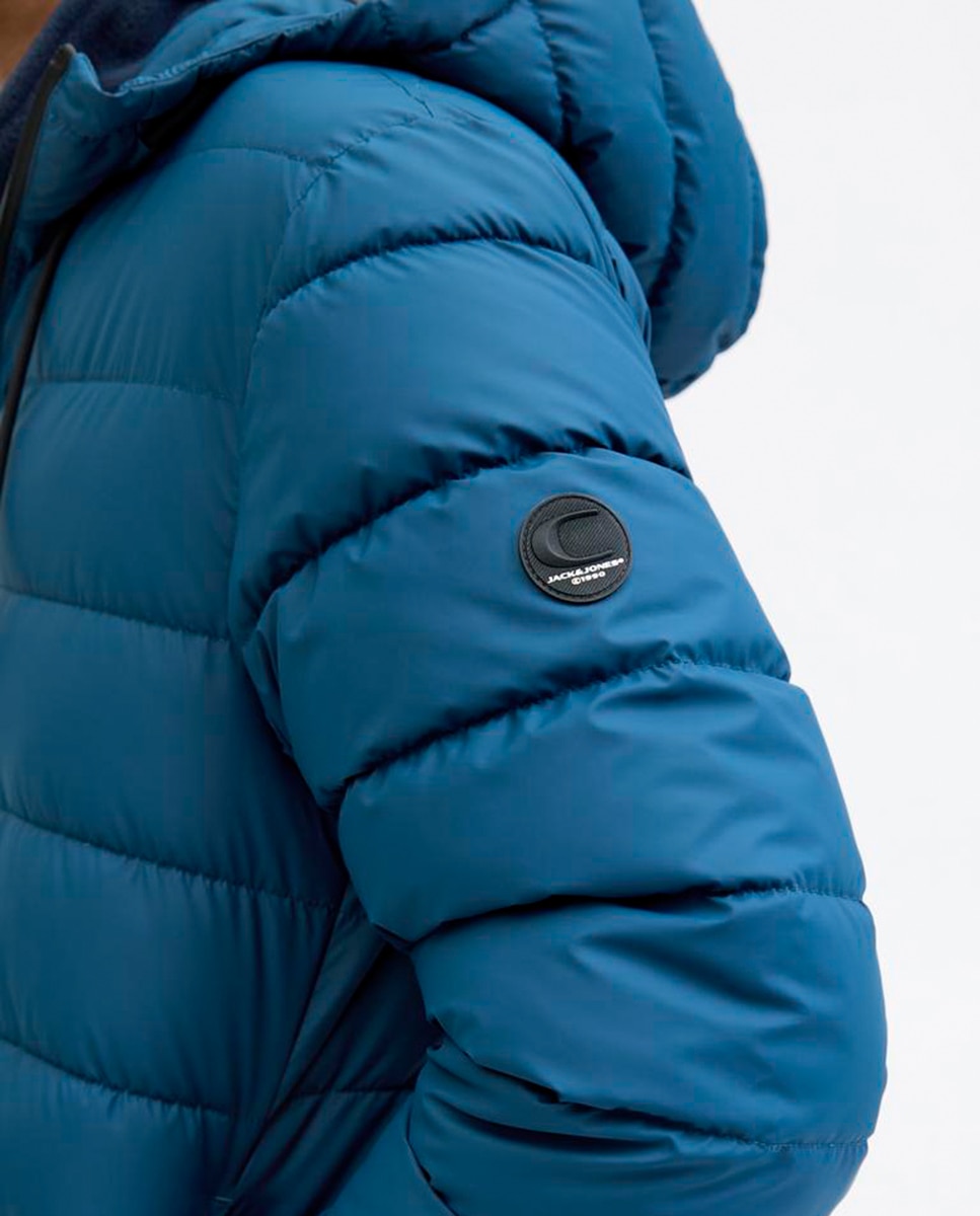 Imagen 5 de Chaqueta acolcada de hombre con capucha - Jack & Jones - Azul Azul