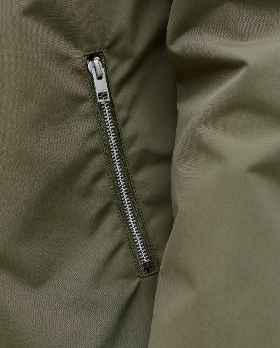 Blusão Bomber com Gola Harrington para Homem Verde-4