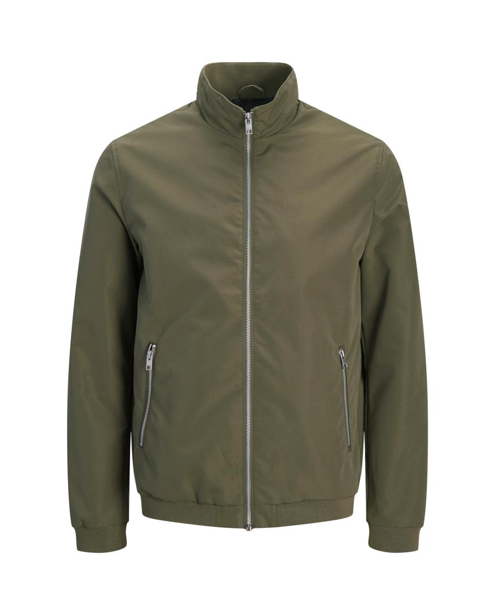 Blusão Bomber com Gola Harrington para Homem Verde-6