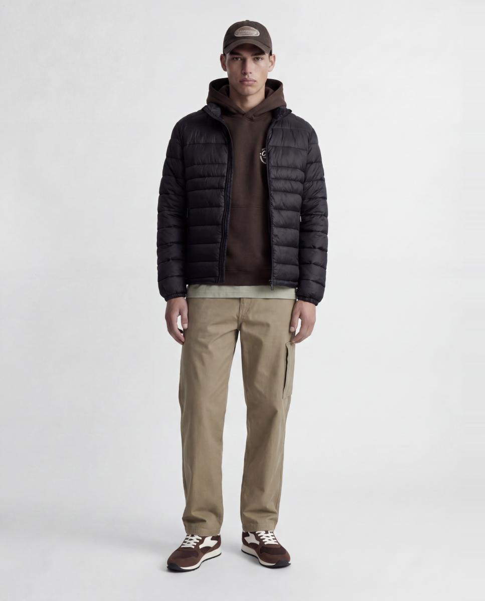 Plumífero de hombre acolchado con cuello alto - Jack & Jones - Negro Negro-6