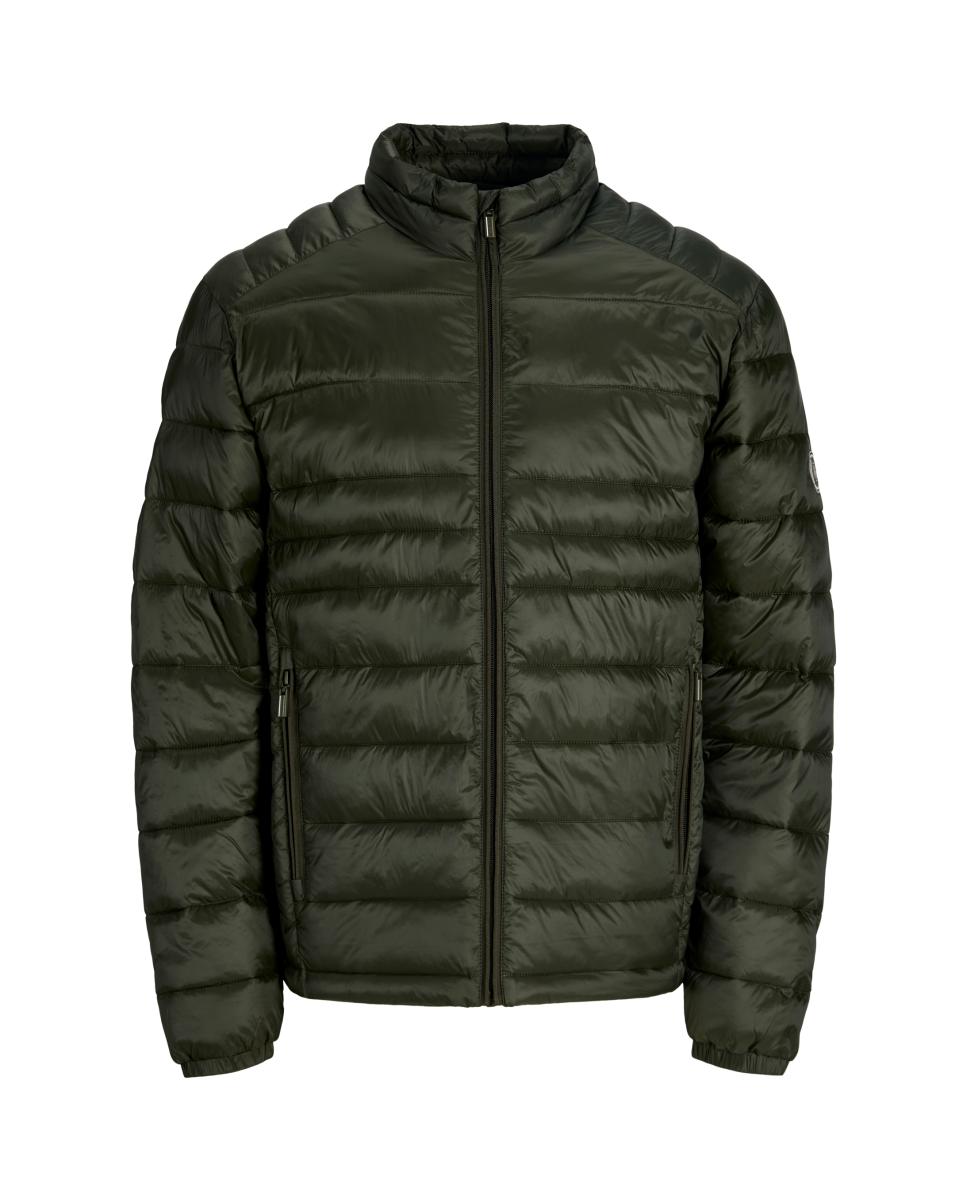 Plumífero de hombre acolchado con cuello alto - Jack & Jones - Verde Verde-6
