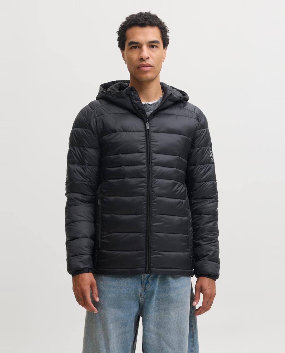 Plumífero de hombre acolchado con capucha - Jack & Jones - Negro Negro-1