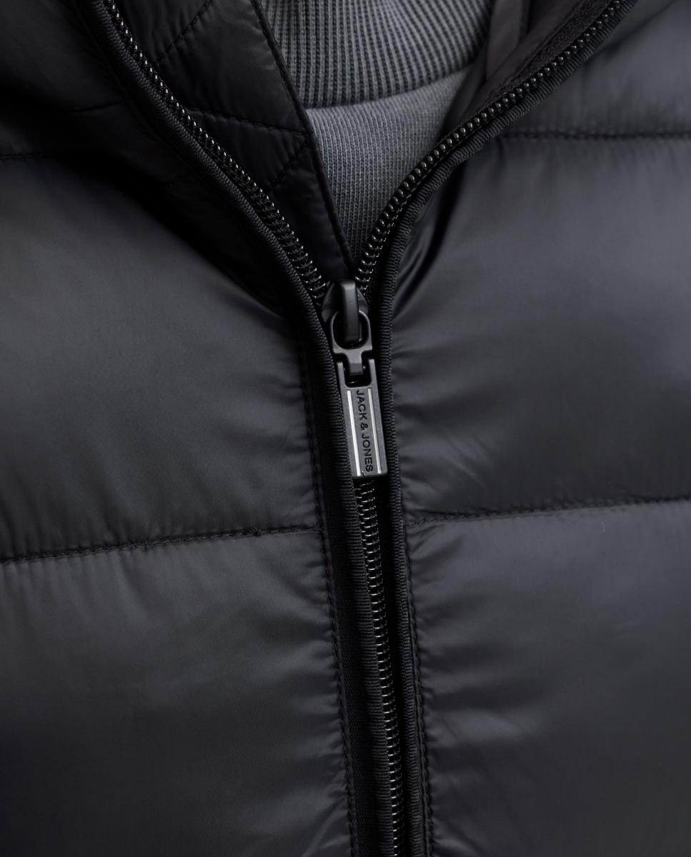 Plumífero de hombre acolchado con capucha - Jack & Jones - Negro Negro-5