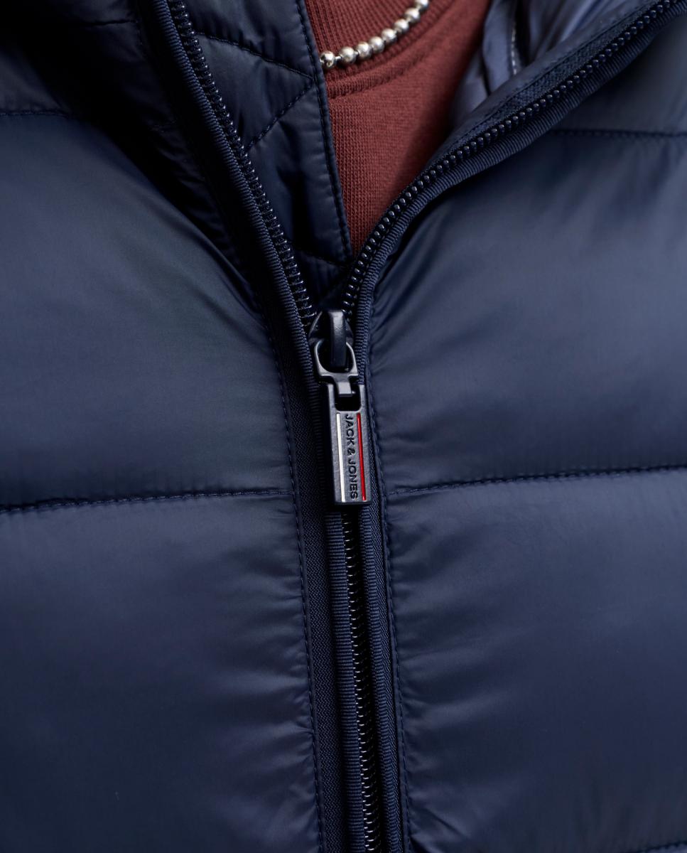 Plumífero de hombre acolchado con capucha - Jack & Jones - Azul Azul-4