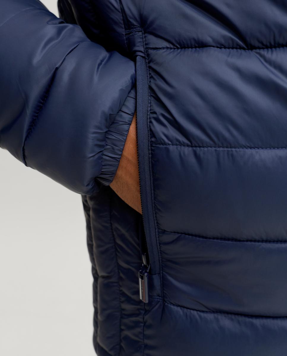 Plumífero de hombre acolchado con capucha - Jack & Jones - Azul Azul-5