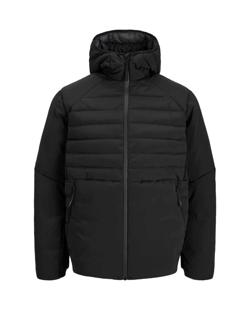 Imagen 1 de Chaqueta de hombre acolchada con capucha - Jack & Jones - Negro Negro