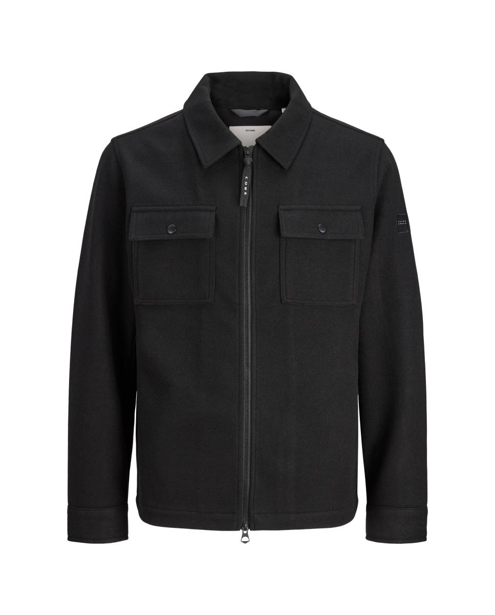 Imagen 0 de Sobrecamisa de hombre relaxed fit Negro