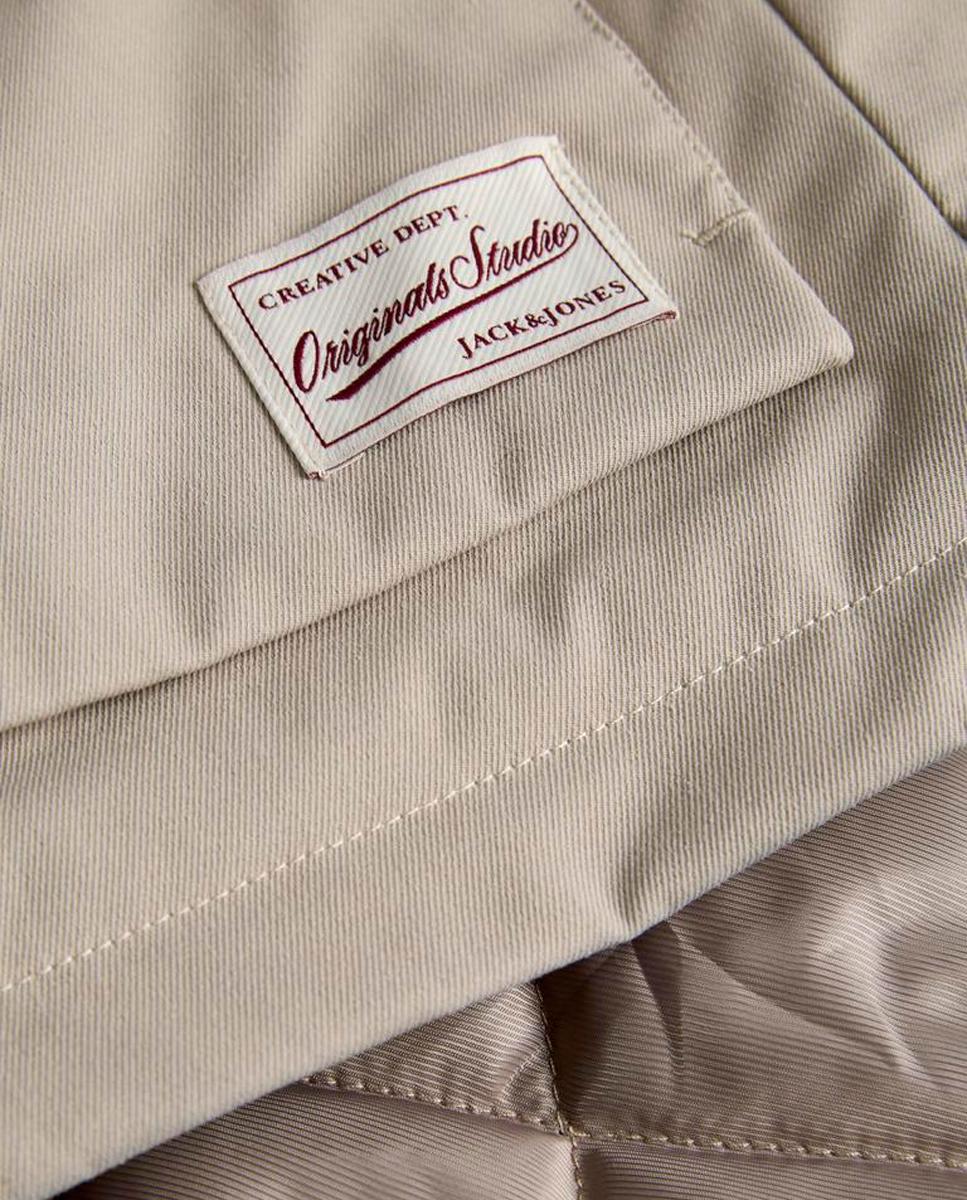 Chaqueta acolchada de hombre - Jack & Jones - Beige Beige-4