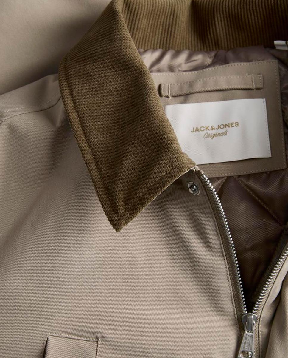 Chaqueta acolchada de hombre - Jack & Jones - Beige Beige-5