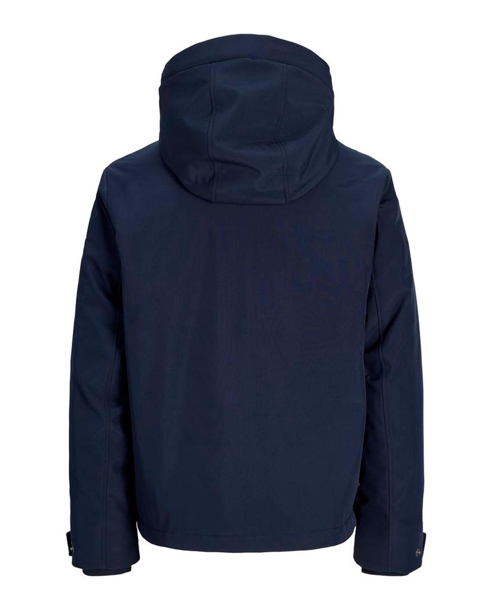 Chaqueta softshell de hombre con capucha - Jack & Jones - Azul marino Azul marino-7