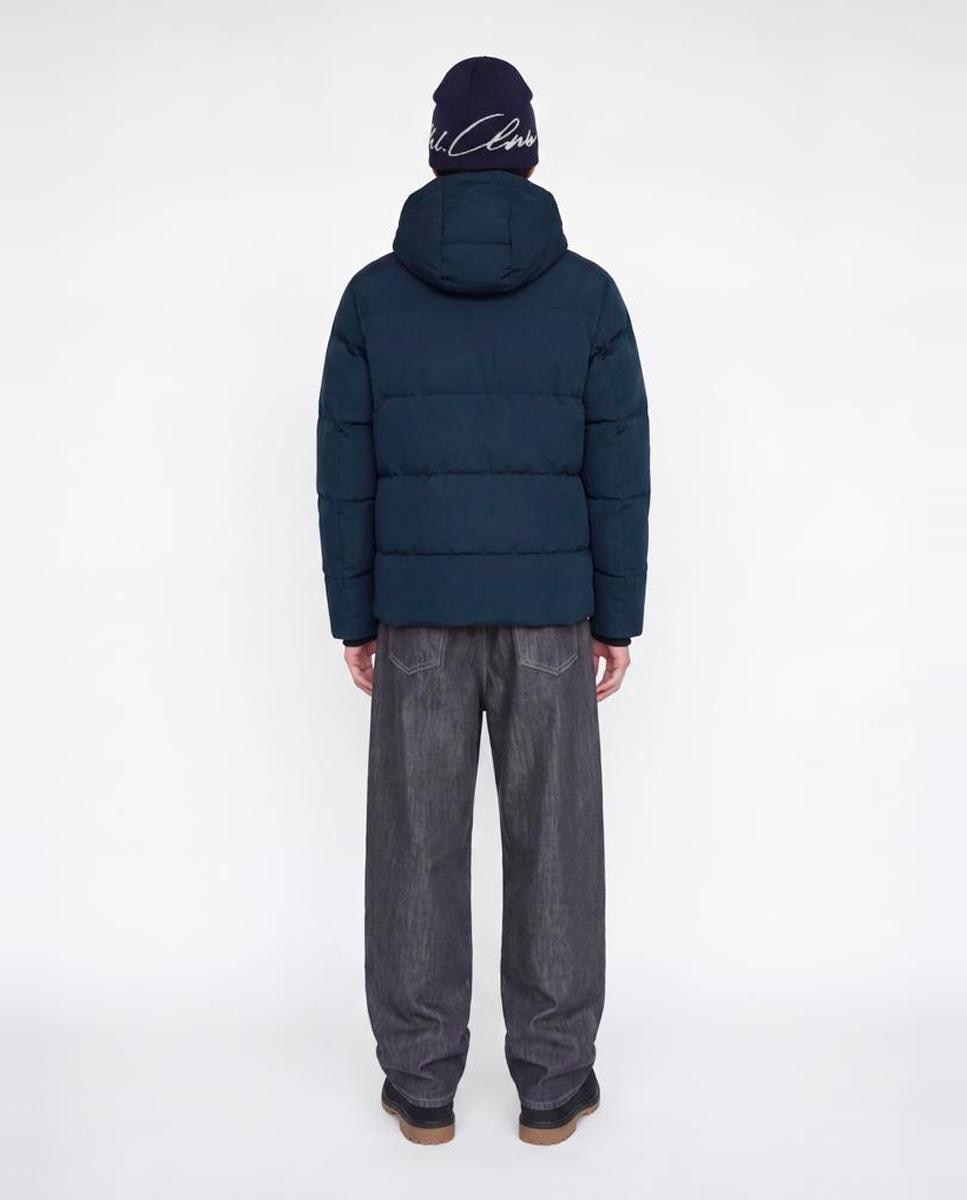 Chaqueta acolchada de hombre con capucha - Jack & Jones - Azul marino Azul marino-2