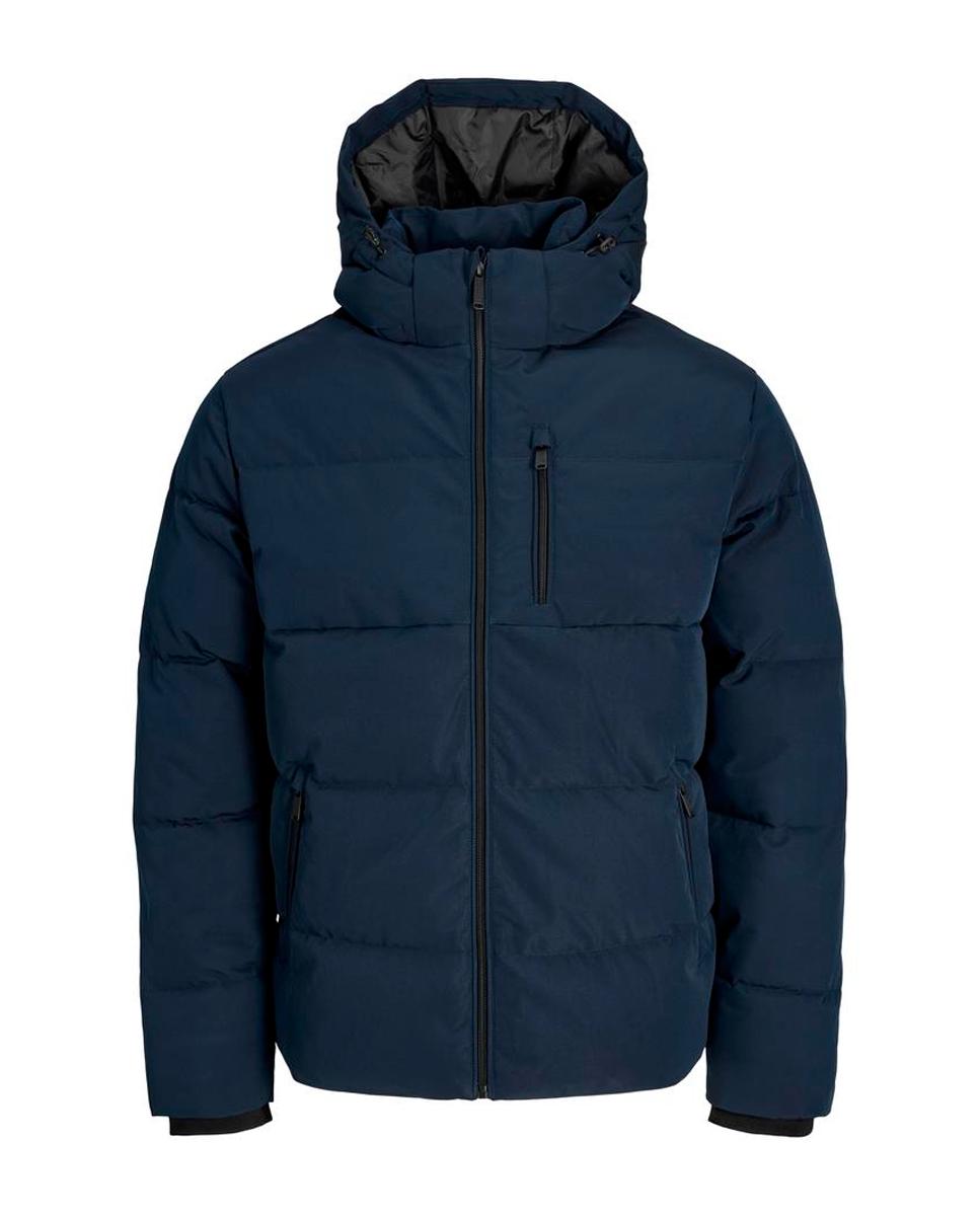 Chaqueta acolchada de hombre con capucha - Jack & Jones - Azul marino Azul marino-5