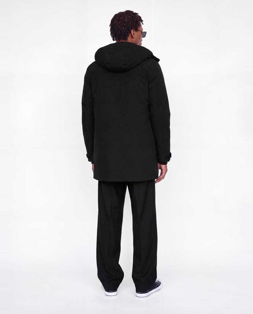 Parka de hombre impermeable con capucha - Jack & Jones - Negro Negro-2