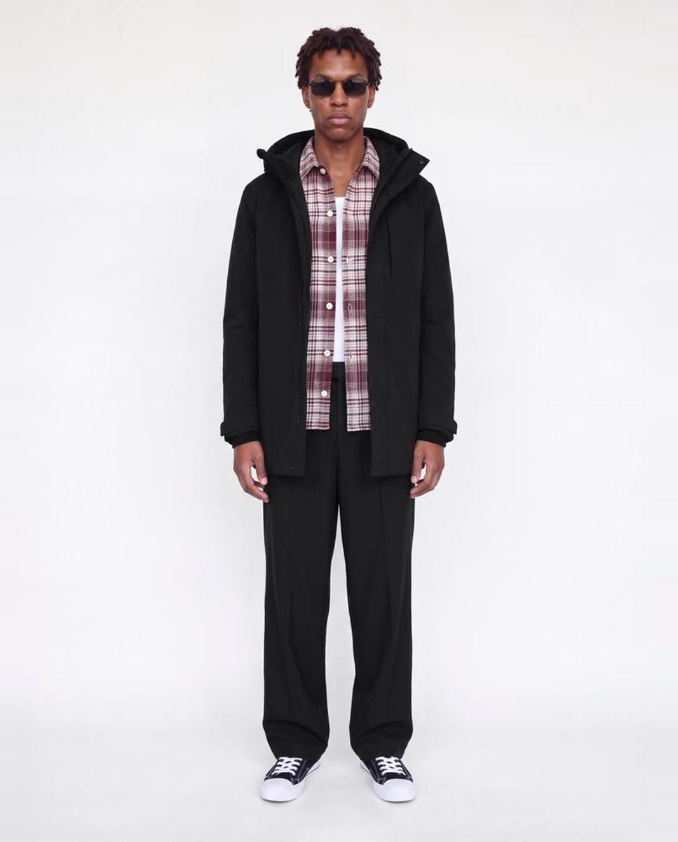 Parka de hombre impermeable con capucha - Jack & Jones - Negro Negro-5