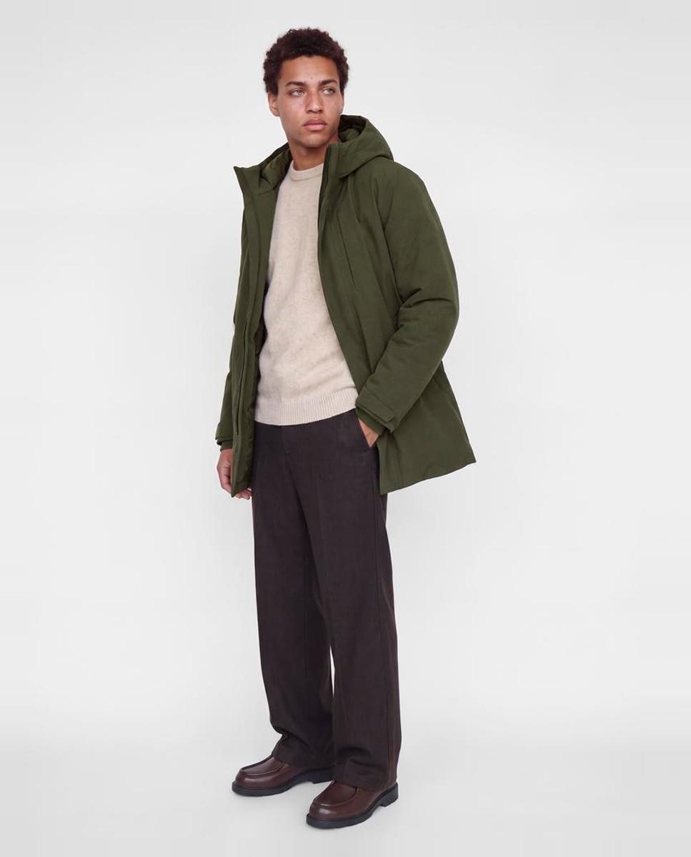 Parka de hombre impermeable con capucha - Jack & Jones - Verde Verde-3