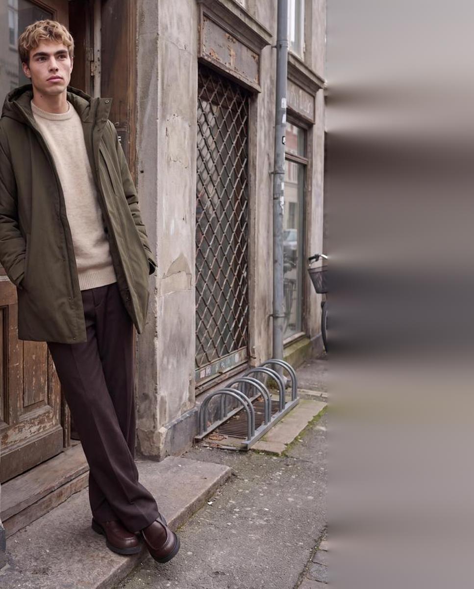 Parka de hombre impermeable con capucha - Jack & Jones - Verde Verde-4