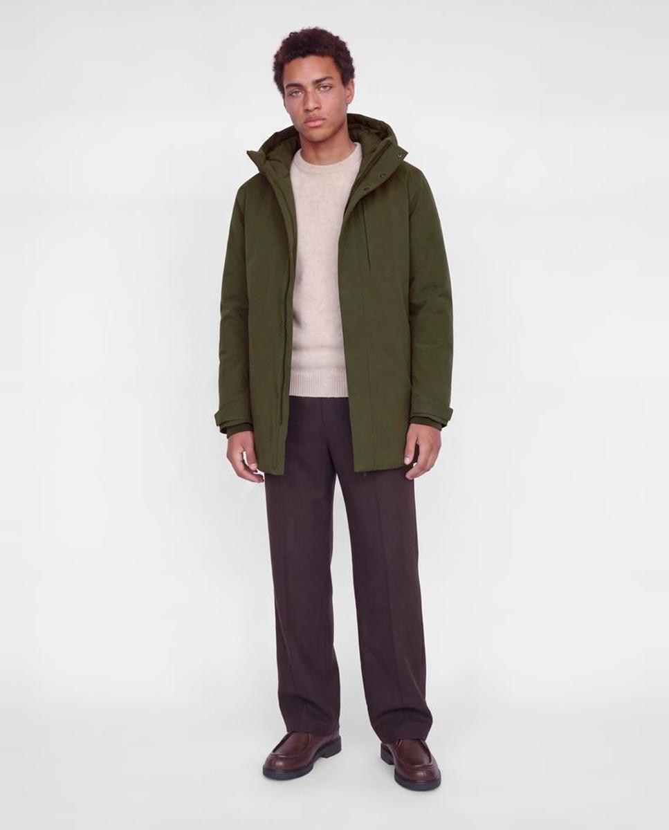 Parka de hombre impermeable con capucha - Jack & Jones - Verde Verde-6