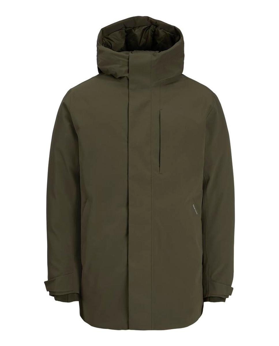 Parka de hombre impermeable con capucha - Jack & Jones - Verde Verde-5