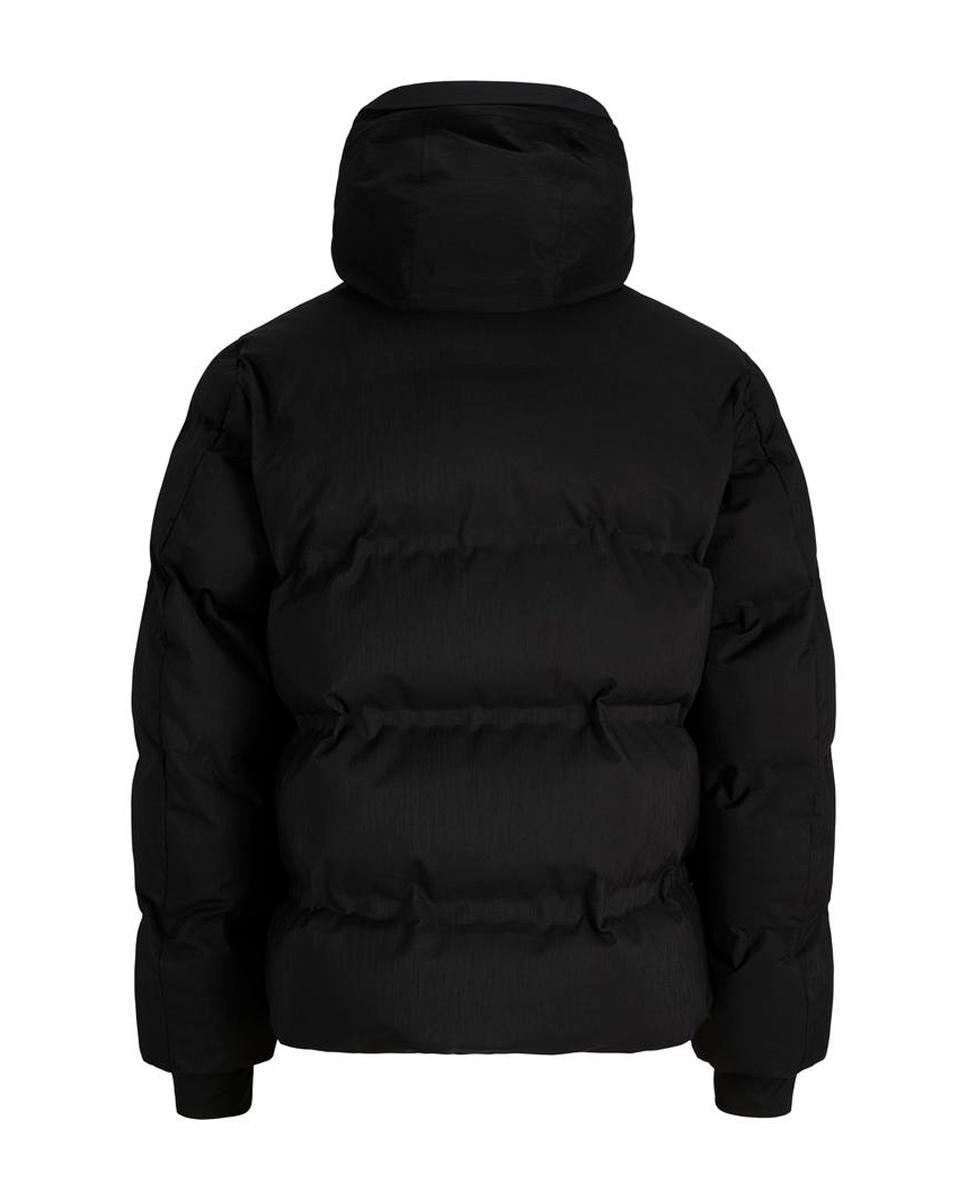 Chaqueta impermeable acolchada de hombre con capucha - Jack & Jones - Negro Negro-2
