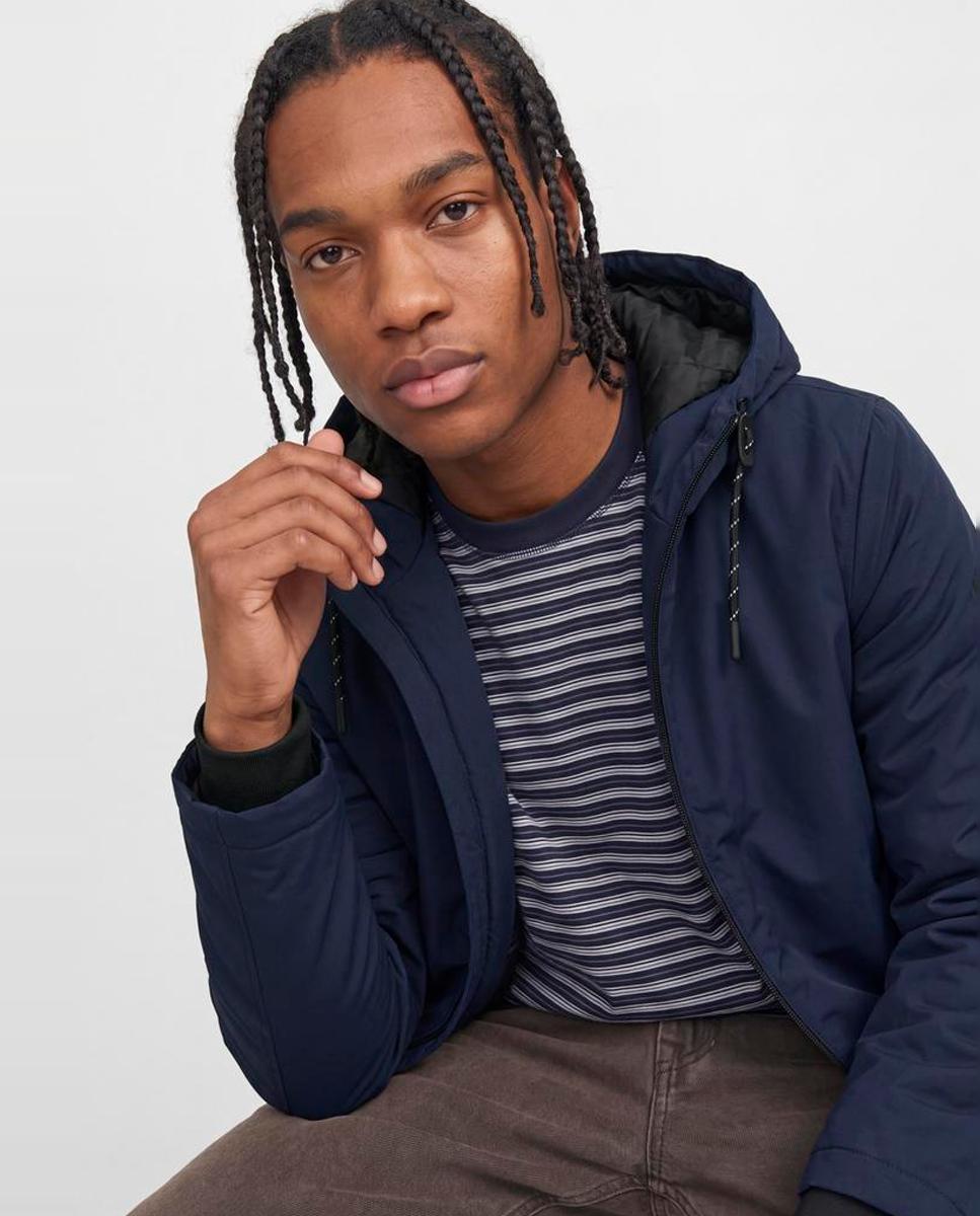 Imagen 3 de Chaqueta de hombre con capucha - Jack & Jones - Azul marino Azul marino