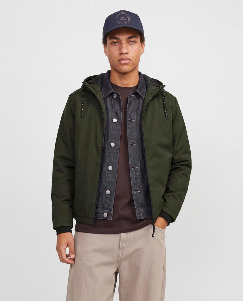 Imagen 1 de Chaqueta de hombre con capucha - Jack & Jones - Verde Verde