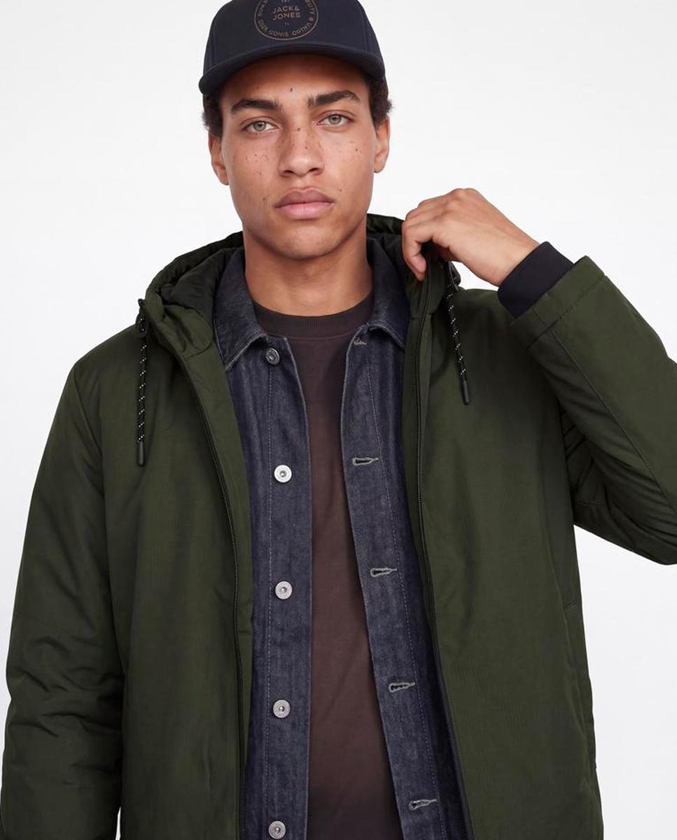 Imagen 3 de Chaqueta de hombre con capucha - Jack & Jones - Verde Verde
