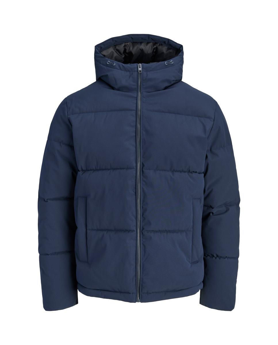 Chaqueta acolchada de hombre con capucha - Jack & Jones - Azul marino Azul marino-4