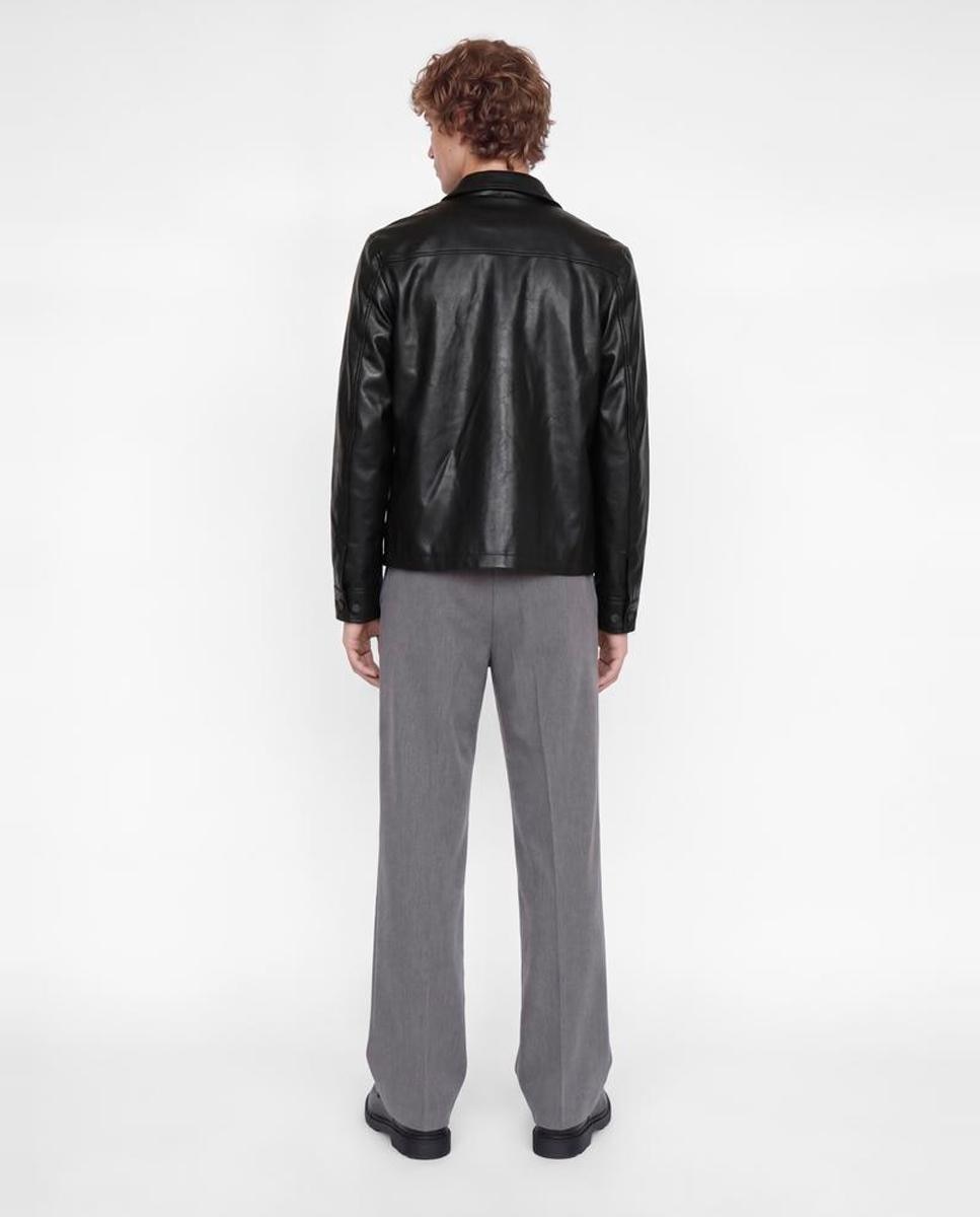 Imagen 2 de Cazadora de hombre de efecto piel - Jack & Jones - Negro Negro