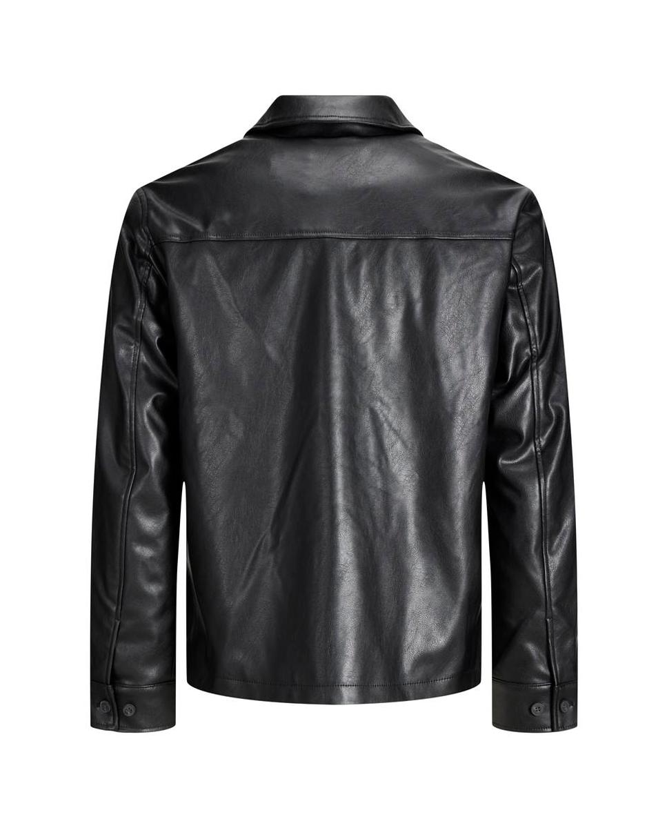 Imagen 5 de Cazadora de hombre de efecto piel - Jack & Jones - Negro Negro