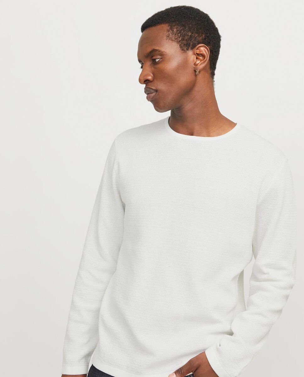 Jersey de punto de mangas largas y corte relaxed de hombre - Jack & Jones - Naranja Naranja-3