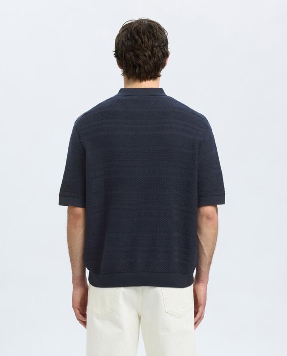 Polo Regular Fit Azul-2