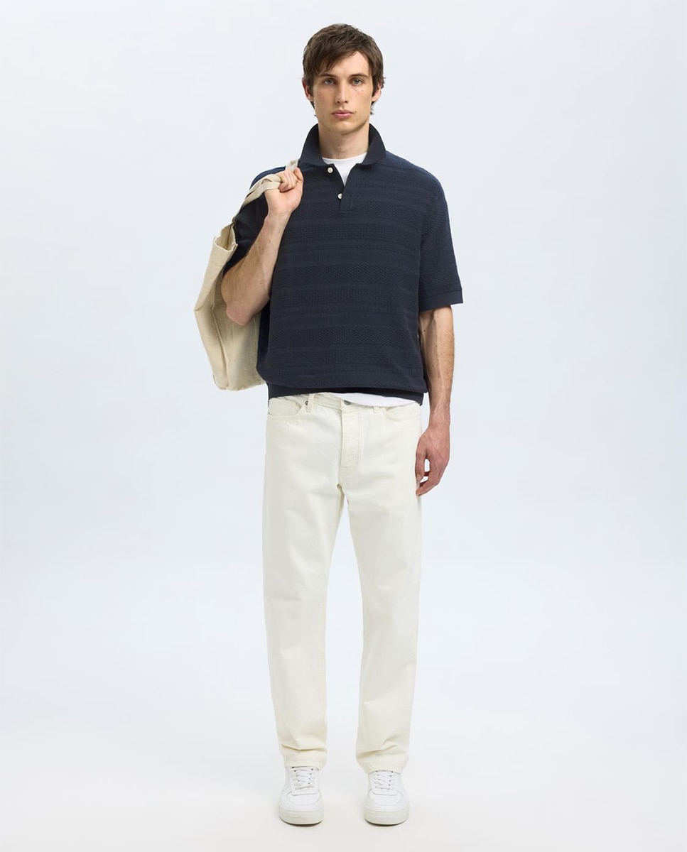 Polo Regular Fit Azul-4