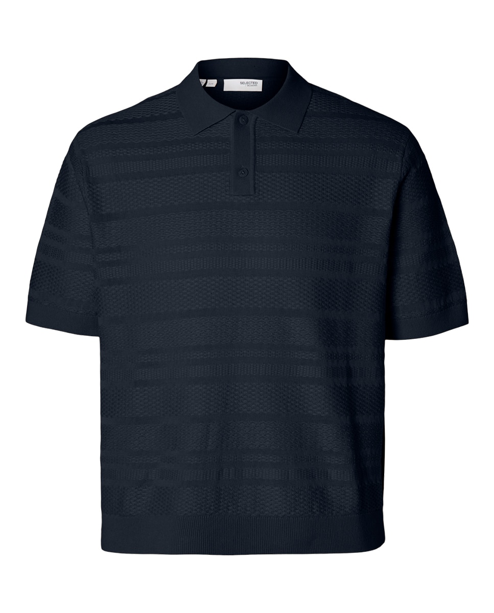 Polo Regular Fit Azul-3