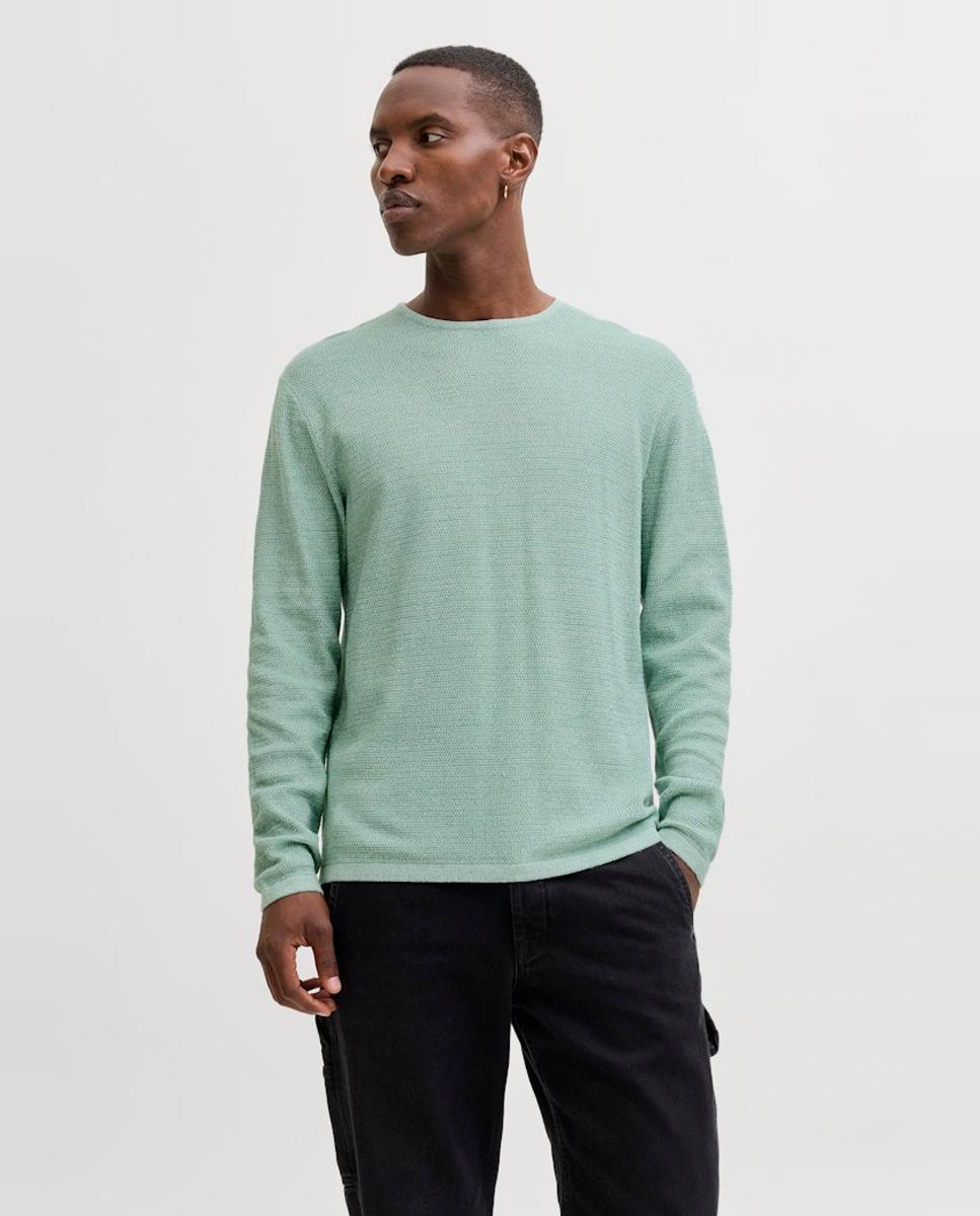 Jack &amp; Jones - Jersey de punto de mangas largas y corte relaxed de hombre.