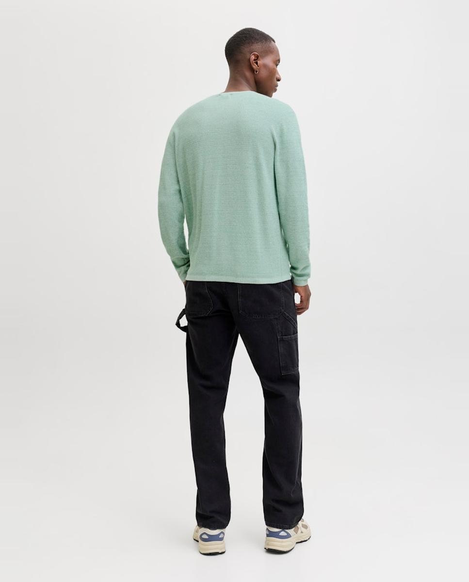 Jersey de punto de mangas largas y corte relaxed de hombre - Jack & Jones - Verde Verde-2