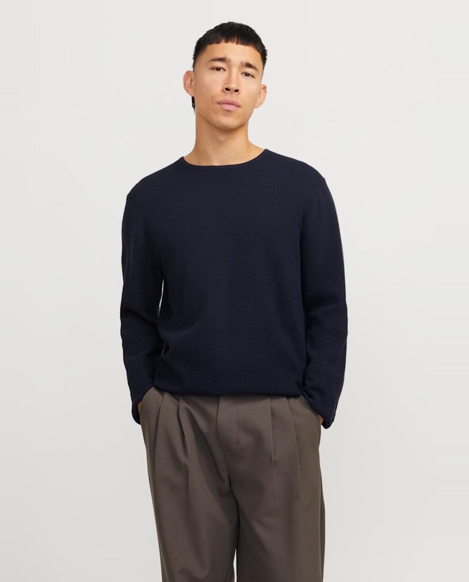 Imagem 0 de Camisola de Malha de Manga Comprida e Corte Relaxed