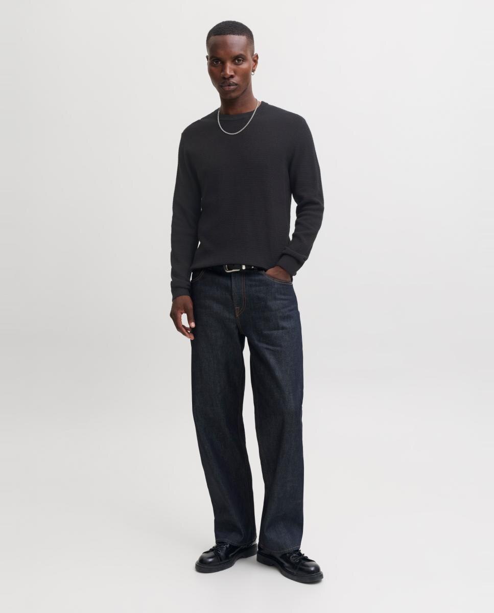 Jersey de hombre con cuello redondo y estructura - Jack & Jones - Negro Negro-5