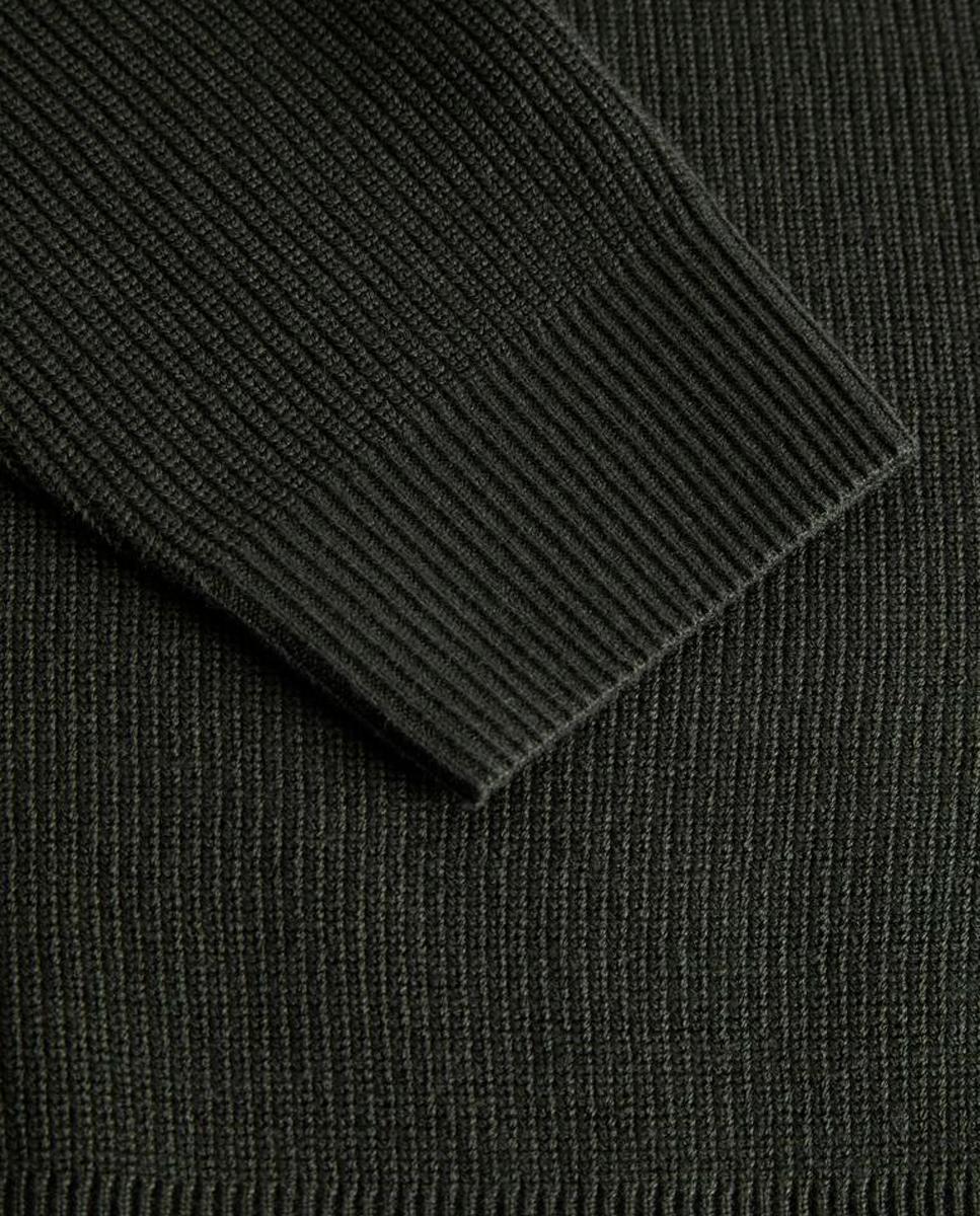 Jersey de hombre de punto con cuello redondo - Jack & Jones - Verde oscuro Verde oscuro-5