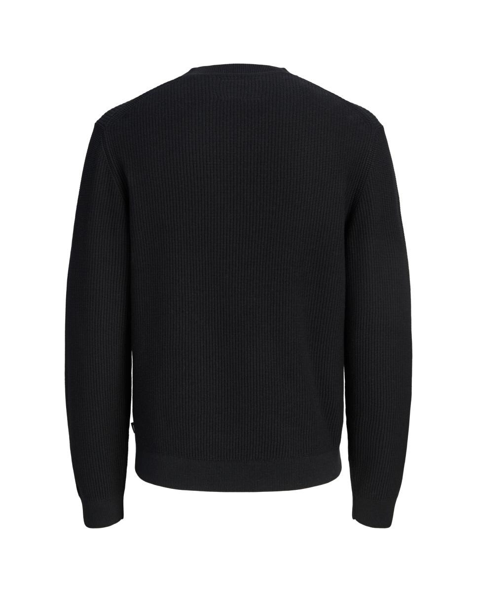 Jersey de hombre con cuello redondo - Jack & Jones - Negro Negro-2