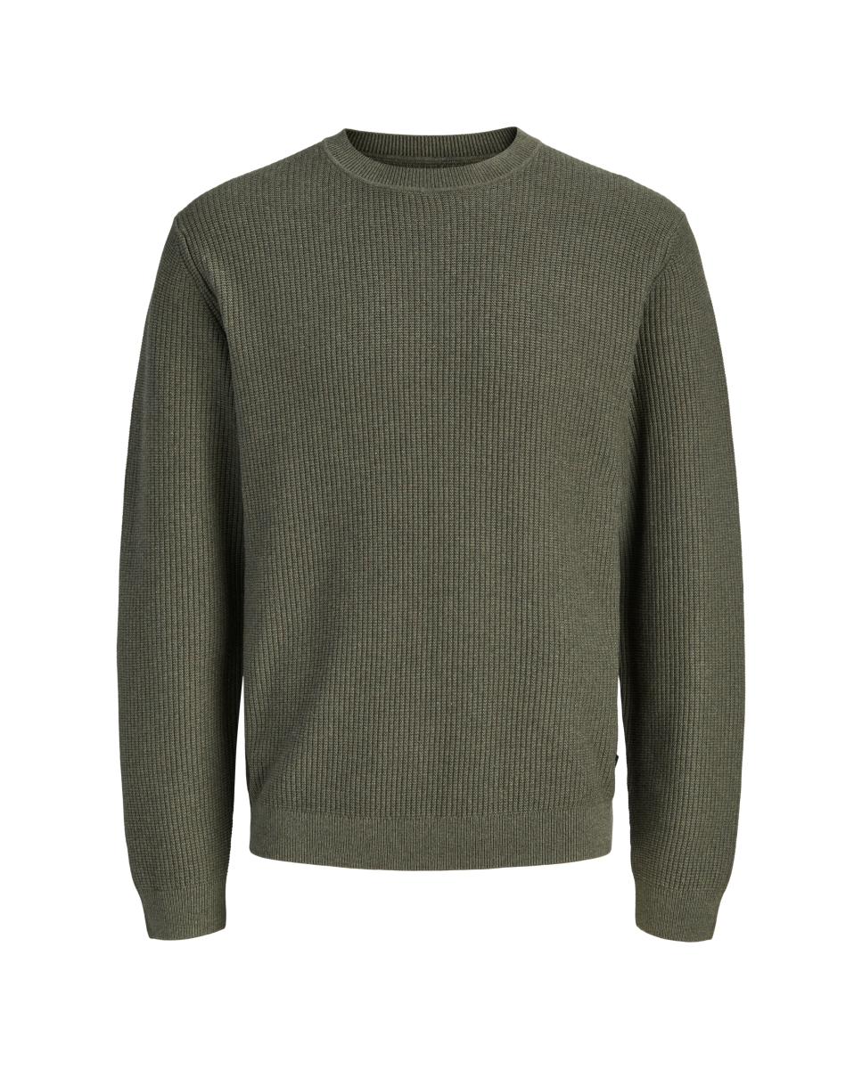Jersey de hombre con cuello redondo - Jack & Jones - Verde Verde-1