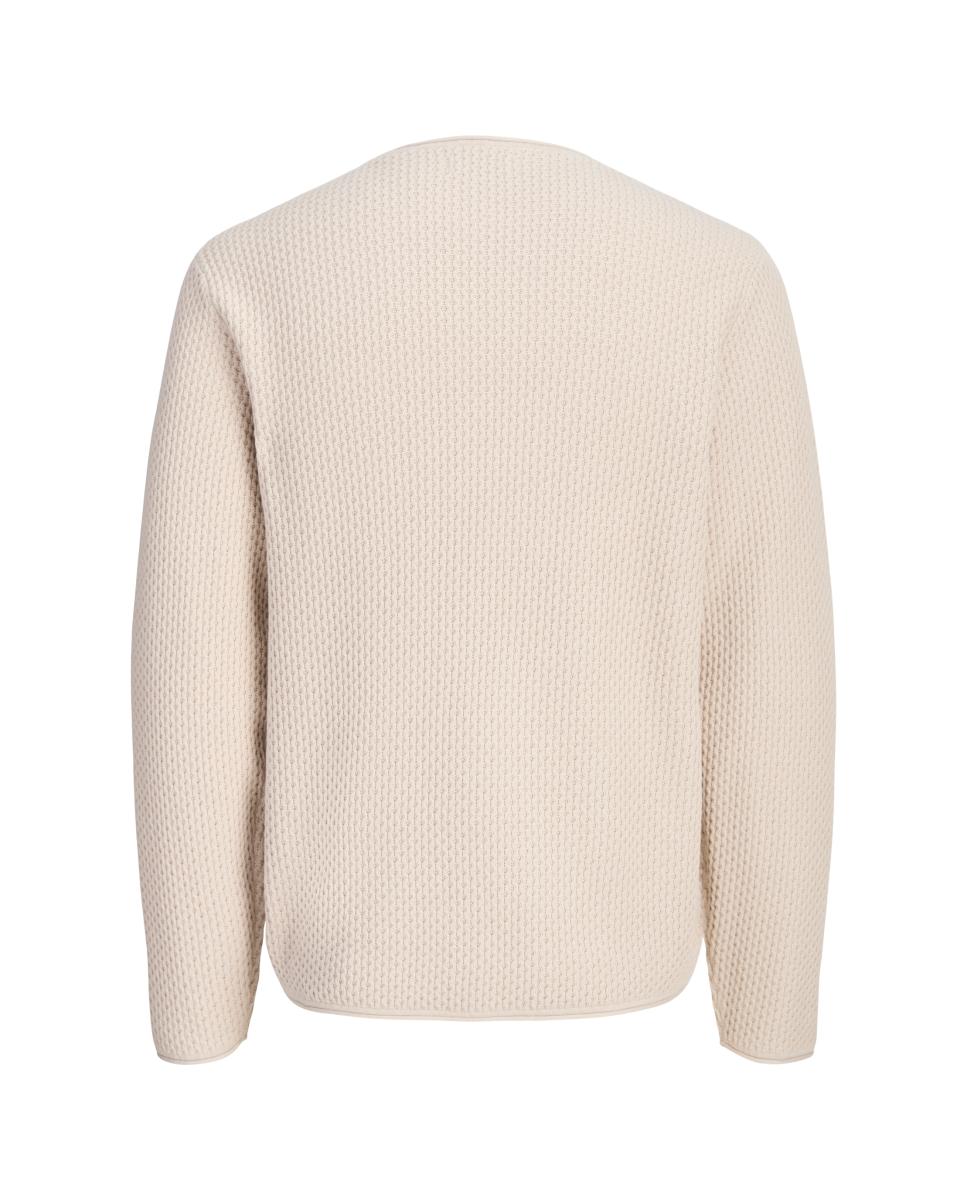 Jersey de hombre con cuello redondo - Jack & Jones - Blanco Blanco-7