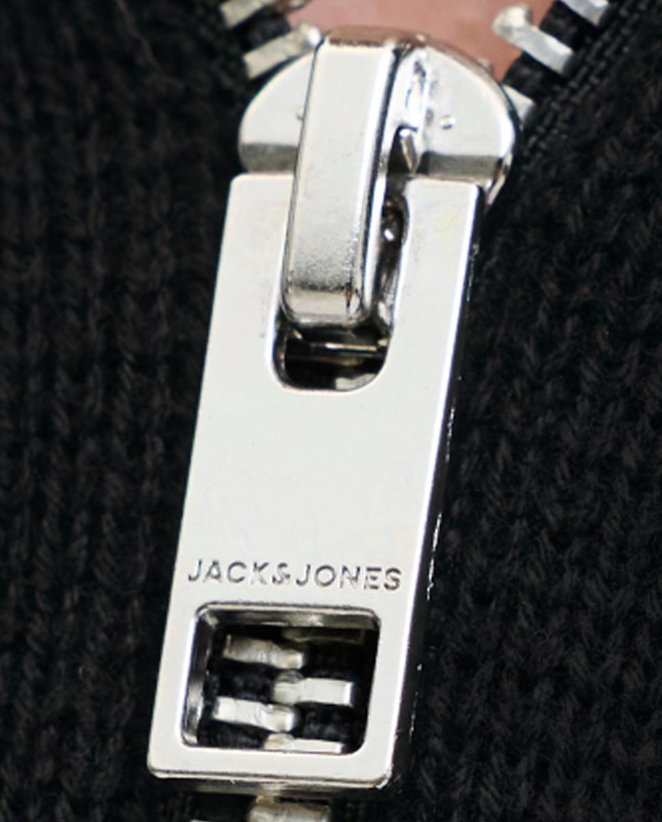 Jersey de hombre de punto con media cremallera - Jack & Jones - Negro Negro-5
