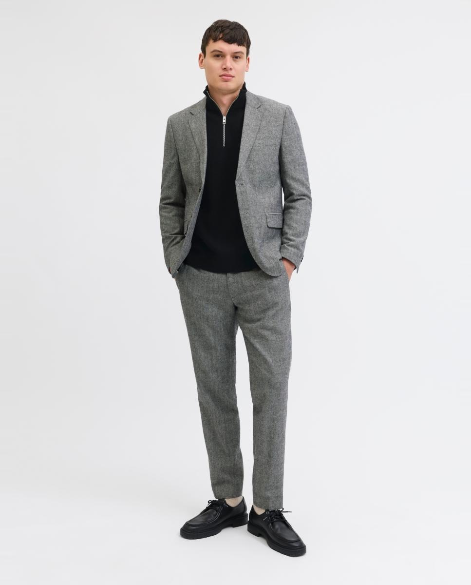 Jersey de hombre de punto con media cremallera - Jack & Jones - Negro Negro-7