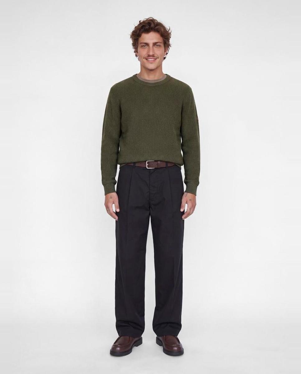 Imagen 6 de Jersey de hombre de punto con cuello redondo - Jack & Jones - Verde Verde
